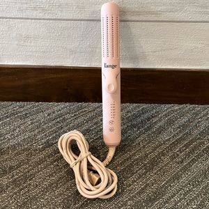 L’ange Le Duo 360 Airflow Titanium Style Straightener Curl Wand Blush Pink